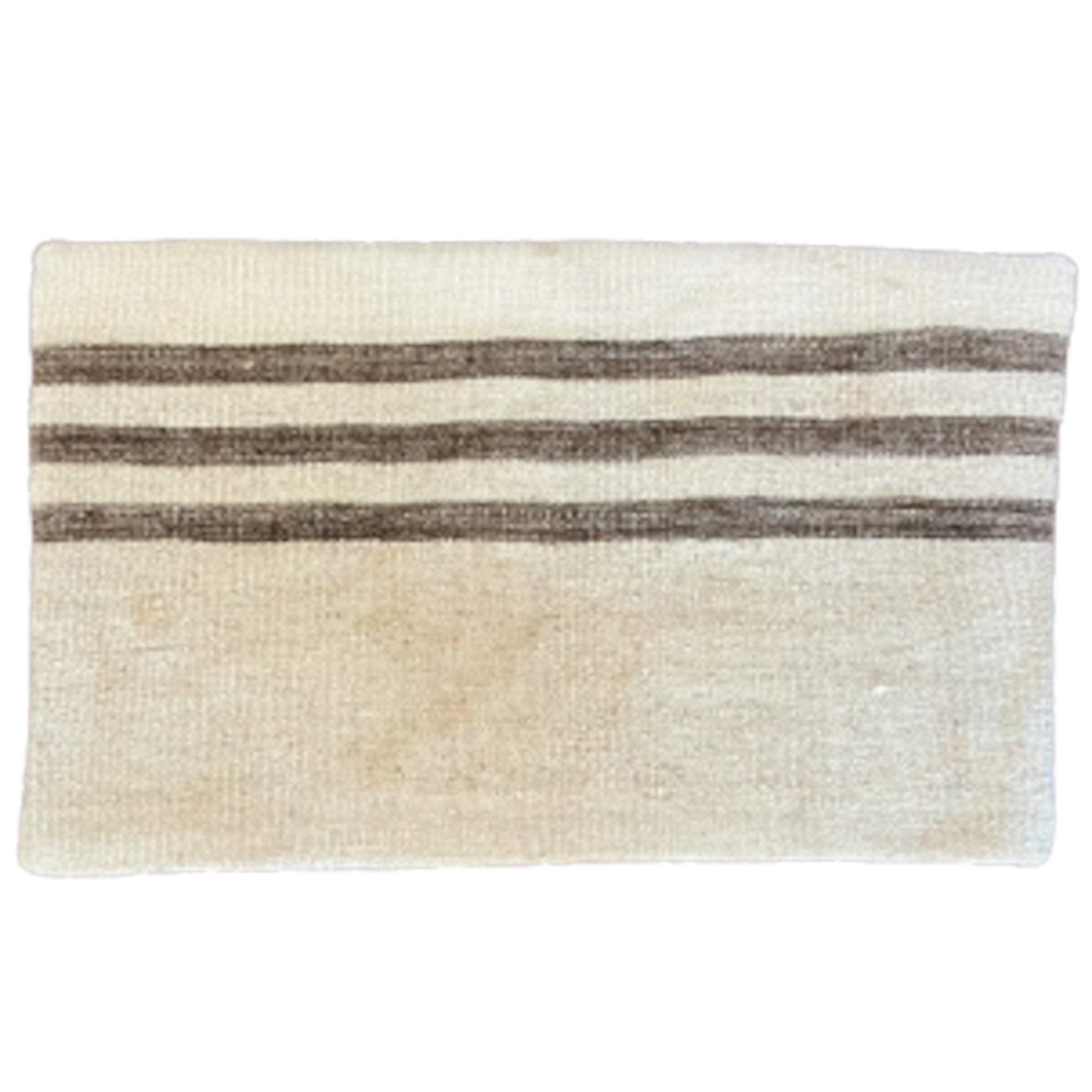 Kilim Lumbar - Brown Stripe #2