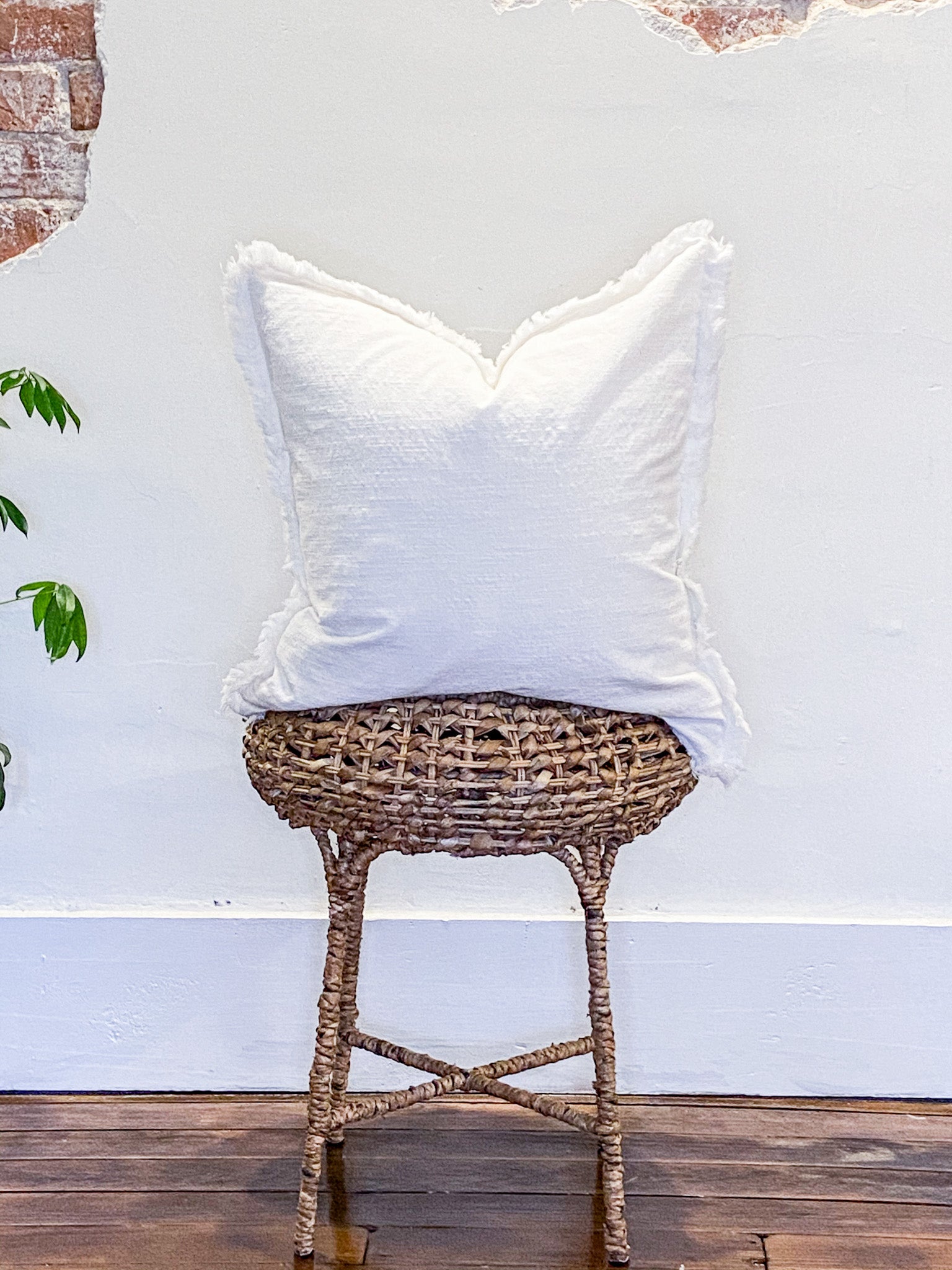 Fringed Linen - Ivory