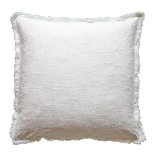 Fringed Linen - Ivory