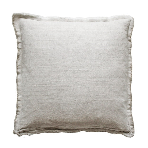 Fringed Linen - Natural