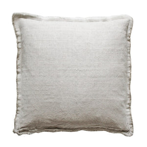 Fringed Linen - Natural
