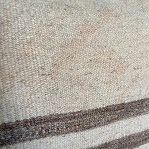 Kilim Lumbar - Brown Stripe #2